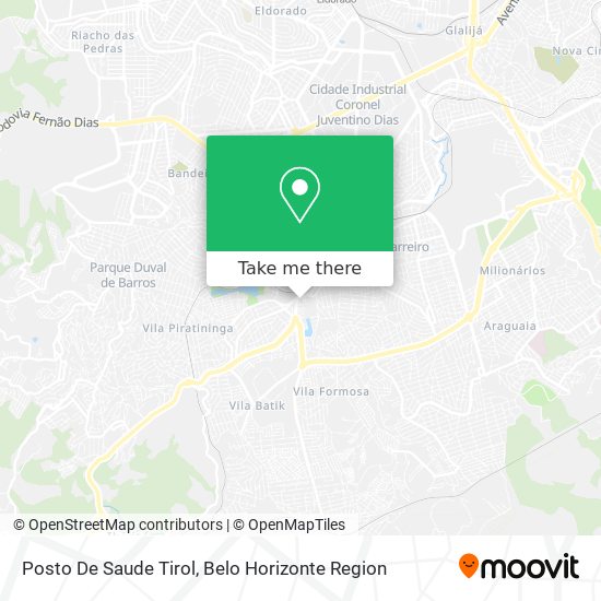 Posto De Saude Tirol map