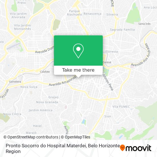 Pronto Socorro do Hospital Materdei map