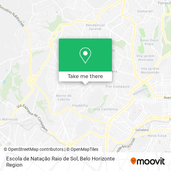 Escola de Natação Raio de Sol map