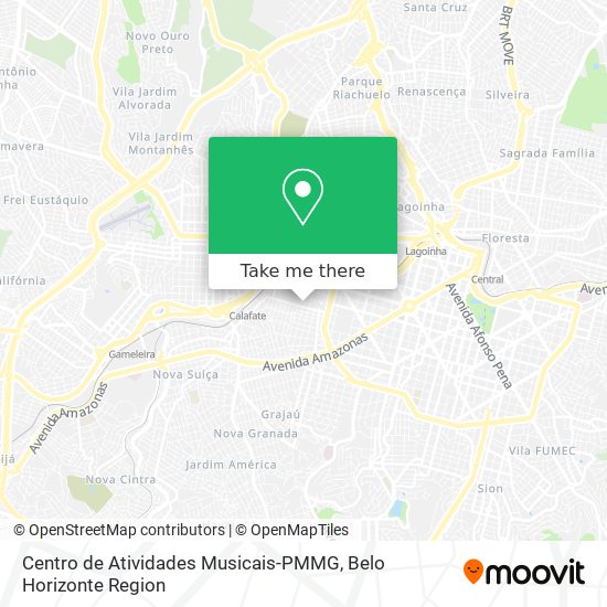 Centro de Atividades Musicais-PMMG map
