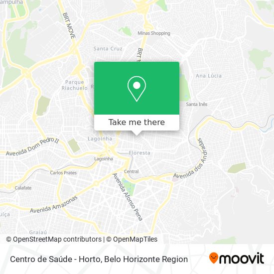 Centro de Saúde - Horto map