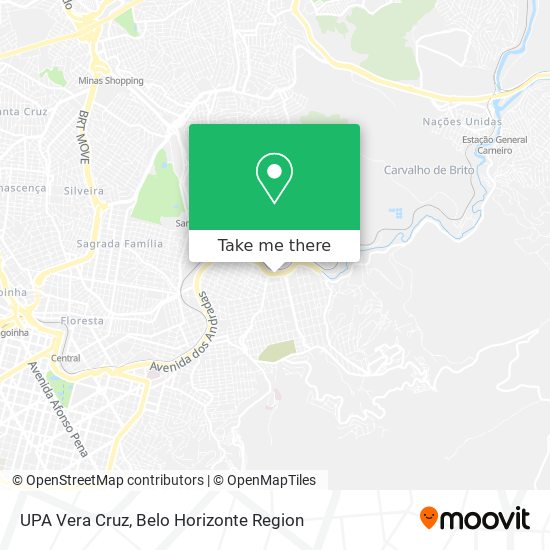Mapa UPA Vera Cruz
