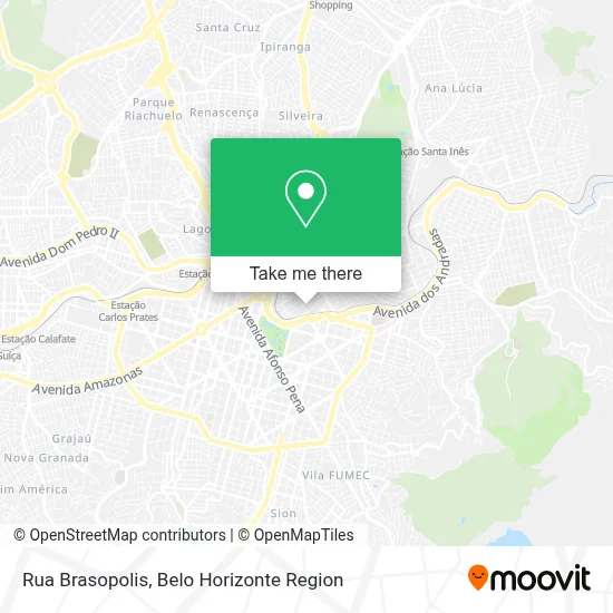 Rua Brasopolis map