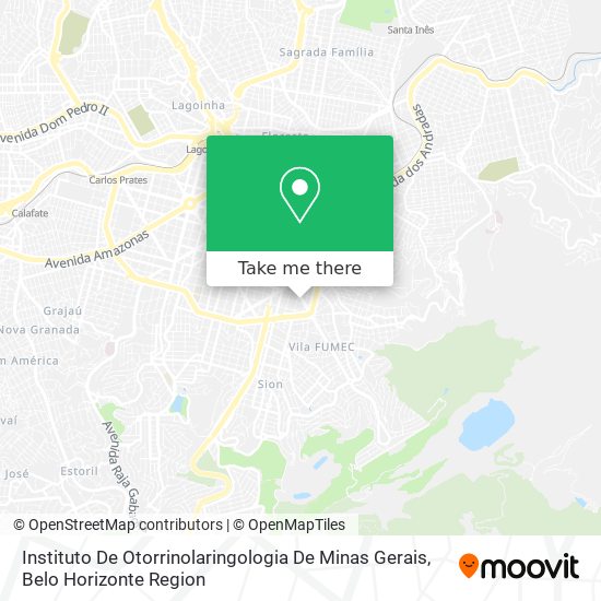 Mapa Instituto De Otorrinolaringologia De Minas Gerais