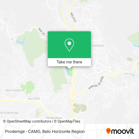 Prodemge - CAMG map