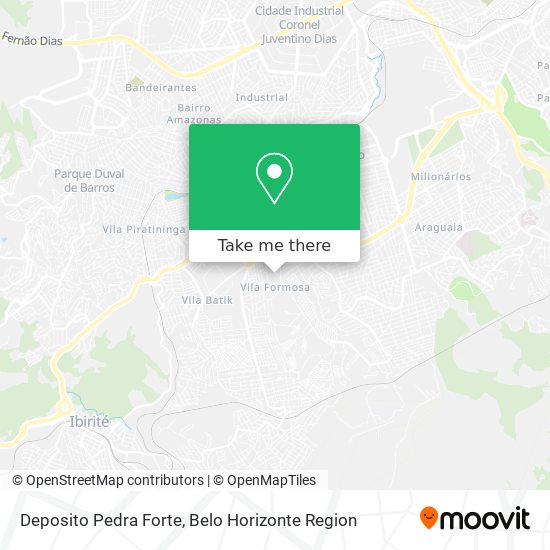 Deposito Pedra Forte map