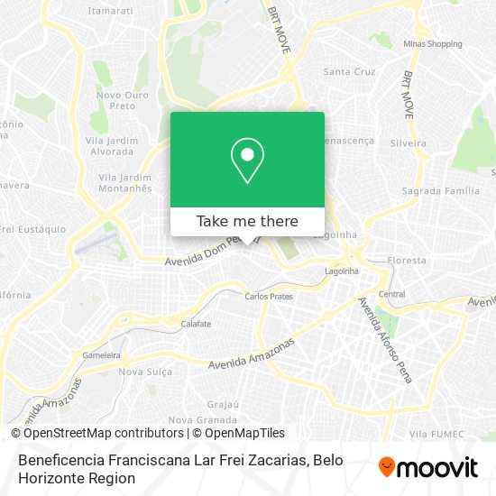 Beneficencia Franciscana Lar Frei Zacarias map