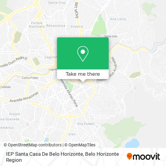 IEP Santa Casa De Belo Horizonte map