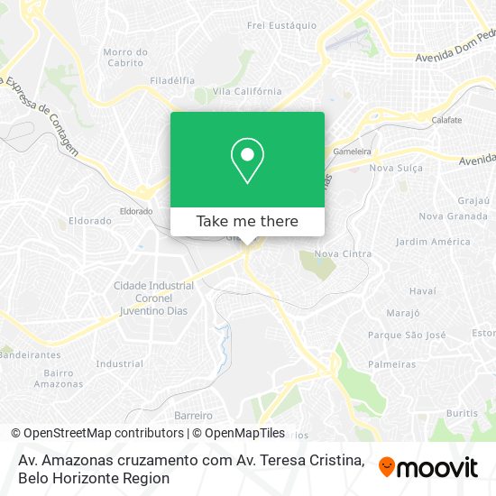 Av. Amazonas cruzamento com Av. Teresa Cristina map