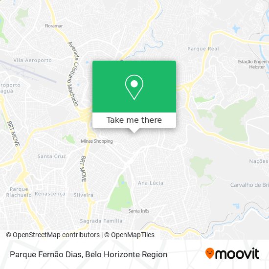 Parque Fernão Dias map