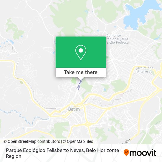 Parque Ecológico Felisberto Neves map
