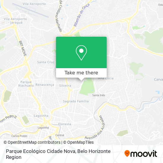 Parque Ecológico Cidade Nova map