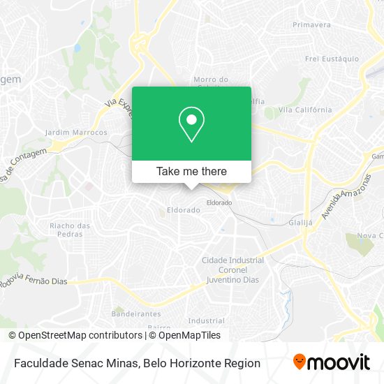 Faculdade Senac Minas map