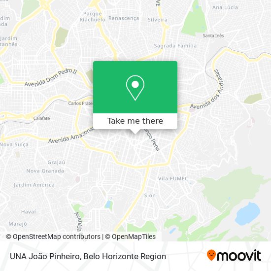 UNA João Pinheiro map