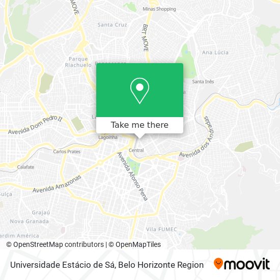 Universidade Estácio de Sá map