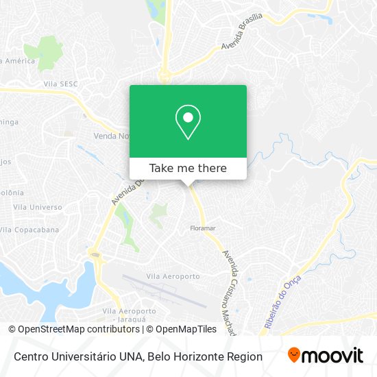 Centro Universitário UNA map