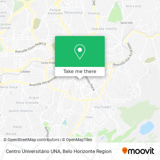 Centro Universitário UNA map