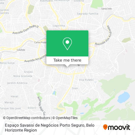 Espaço Savassi de Negócios Porto Seguro map