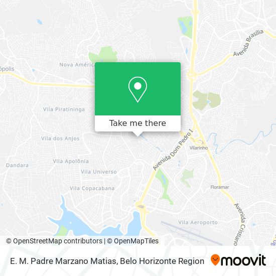 Mapa E. M. Padre Marzano Matias