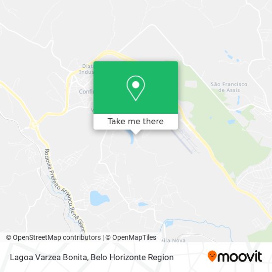 Lagoa Varzea Bonita map