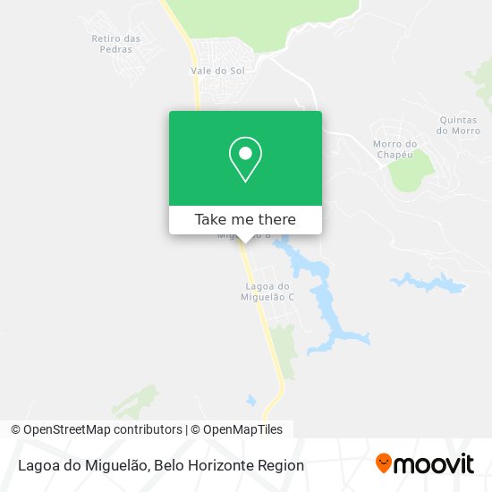Lagoa do Miguelão map