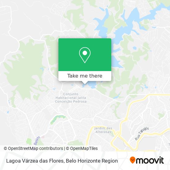 Lagoa Várzea das Flores map