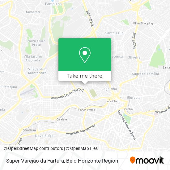 Super Varejão da Fartura map