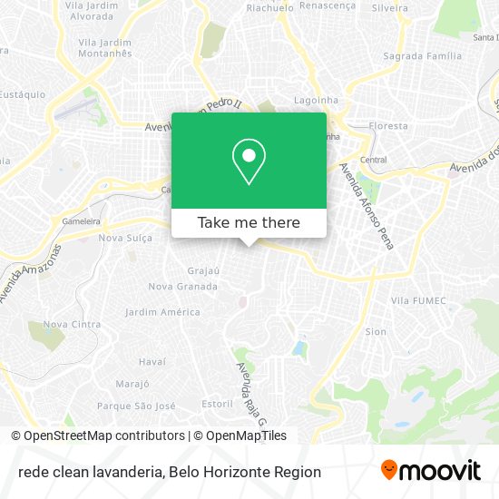 rede clean lavanderia map