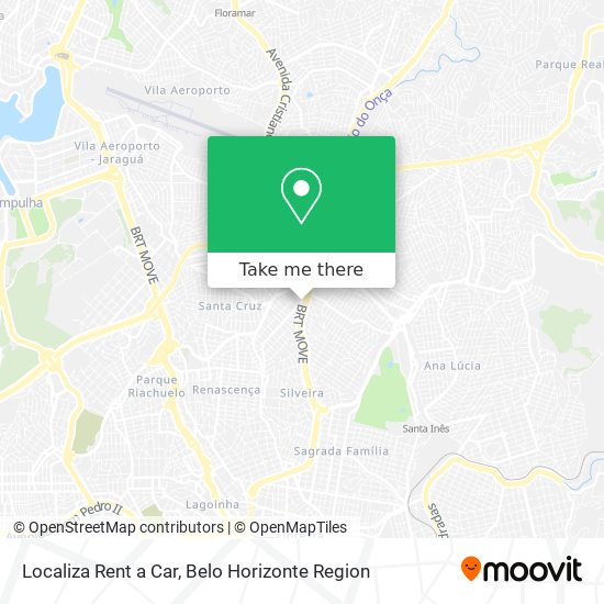 Localiza Rent a Car map