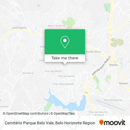 Cemitério Parque Belo Vale map
