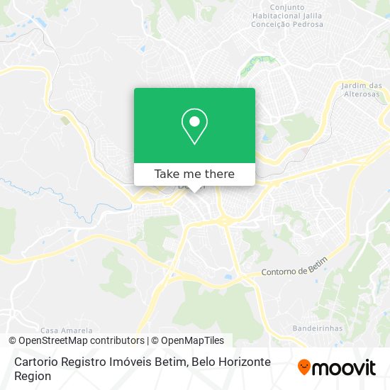 Cartorio Registro Imóveis Betim map