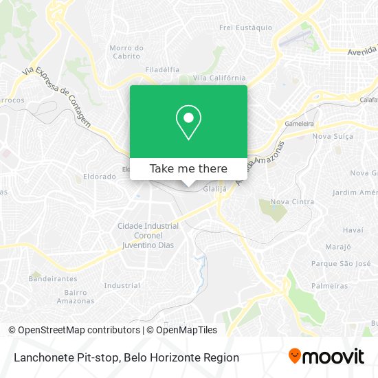 Lanchonete Pit-stop map