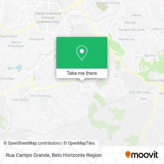 Rua Campo Grande map
