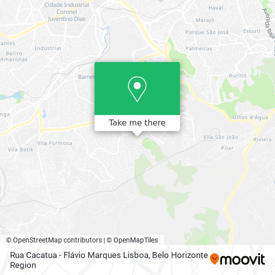 Rua Cacatua - Flávio Marques Lisboa map