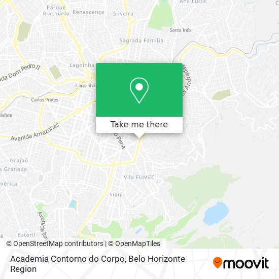 Academia Contorno do Corpo map