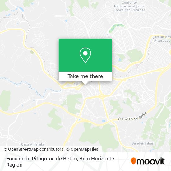 Faculdade Pitágoras de Betim map