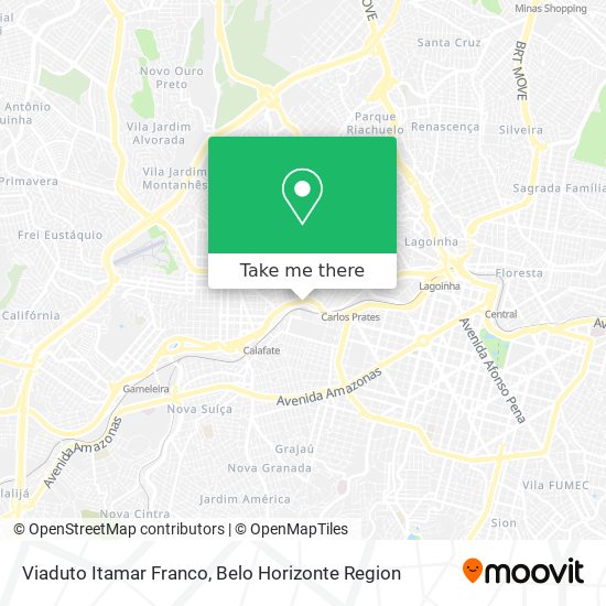 Viaduto Itamar Franco map