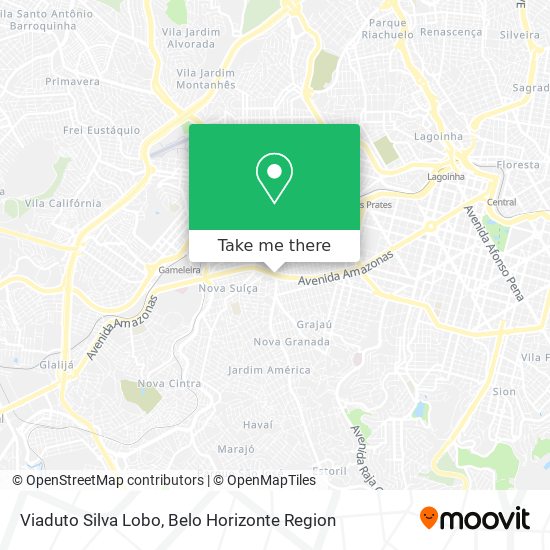 Viaduto Silva Lobo map