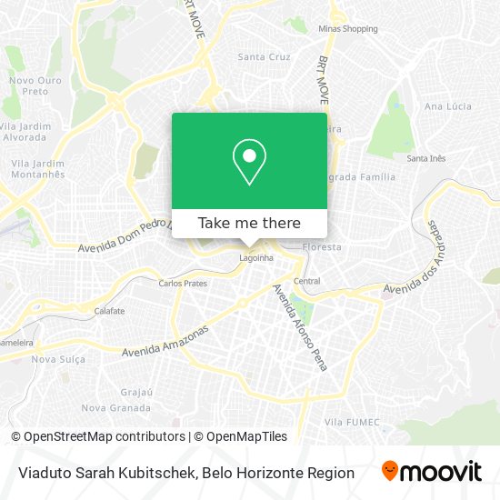 Viaduto Sarah Kubitschek map