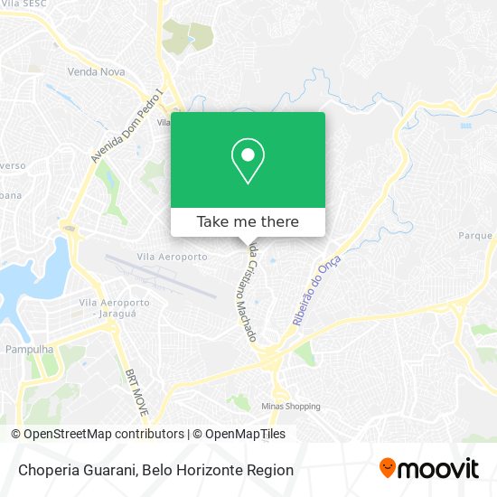 Choperia Guarani map