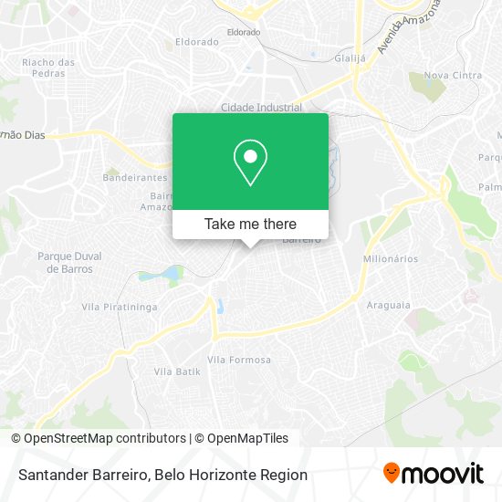 Santander Barreiro map