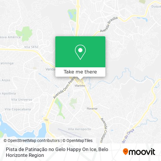Pista de Patinação no Gelo Happy On Ice map