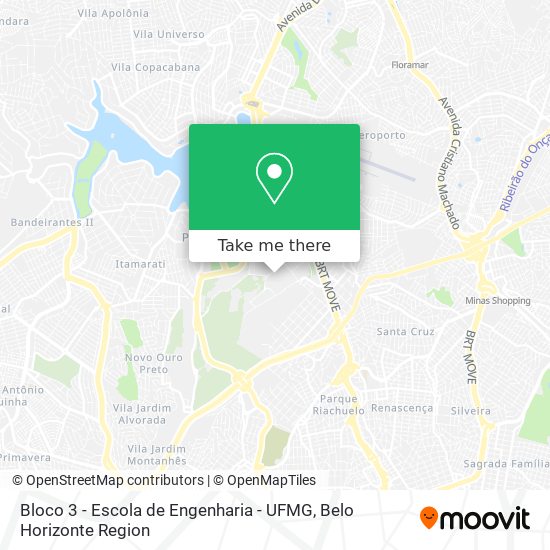 Mapa Bloco 3 - Escola de Engenharia - UFMG