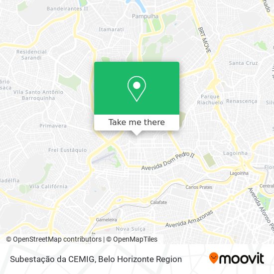 Subestação da CEMIG map