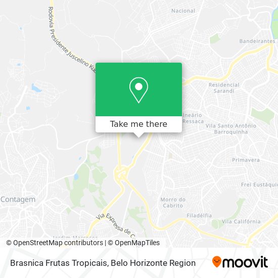 Brasnica Frutas Tropicais map