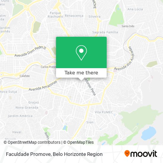 Faculdade Promove map