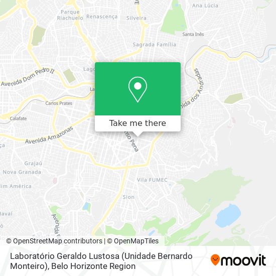 Laboratório Geraldo Lustosa (Unidade Bernardo Monteiro) map