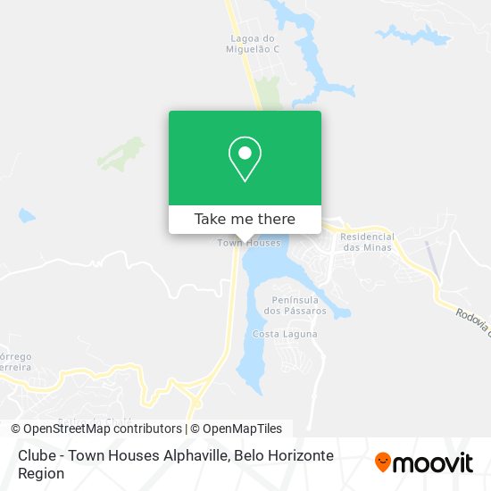 Clube - Town Houses Alphaville map