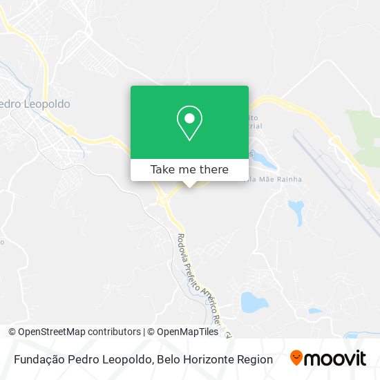 Fundação Pedro Leopoldo map