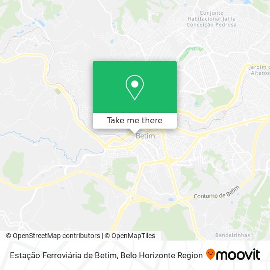 Estação Ferroviária de Betim map